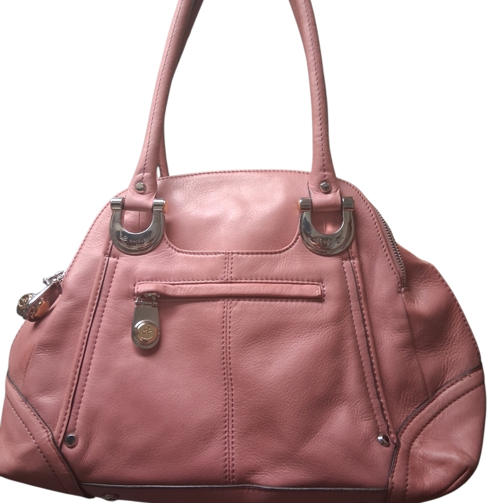 B. Makowsky Pink Leather Handbag